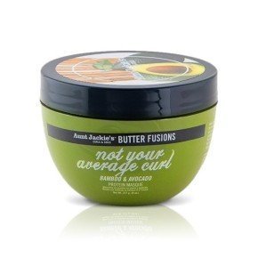 Aunt Jackie's Butter Fusions Not Your Average Curl Masque, mascarilla fortificante con proteína