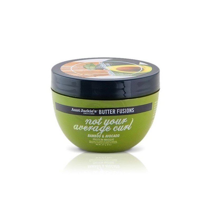 Aunt Jackie's Butter Fusions Not Your Average Curl Masque, mascarilla fortificante con proteína