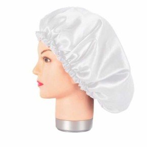Gorro de Satén Blanco Anti Frizz