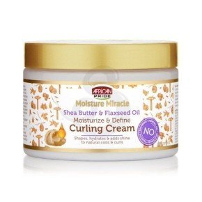 African Pride Shea Butter & Flaxseed Oil Curling Cream, crema de peinado